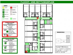 Hotel Am See Fluchtplan